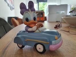 Extremely Rare! Walt Disney Daisy Duck Baby Driving Car Figurine Statue - $121.50