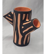 High End HAY Tree Trunk Decorative Vase RICHARD WOODS Designer 5.625&quot; De... - $109.98