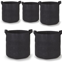 Lot 100 x 7 Gallon Grow Bags Aeration Fabric Pot Planter Root Growing So... - $199.99