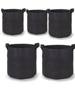 Lot 100 x 7 Gallon Grow Bags Aeration Fabric Pot Planter Root Growing So... - $199.99