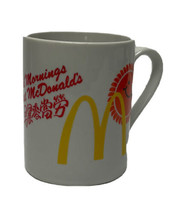 1984 McDonalds Hong Kong Coffee Mug Good Mornings Start McDonalds Zaoshang - £19.73 GBP