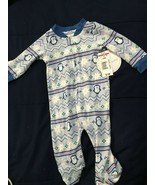 Koala Kid&#39;s Boy&#39;s Zipper Winter Penguin Jammies 0-3 *NEW* i1 - $132.85 MXN