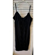 Ladies Little Black Dress Sheer Summer Dress Size M Cute Fashion Women’s - $6.00