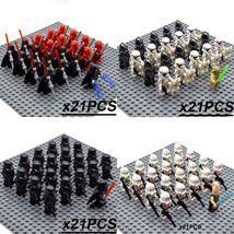 21pcs/set Star Wars 41st Elite Corps Royal Guard Death troopers Minifigures Toys - £26.36 GBP