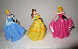 Disney Princess DecoPac Cake Topper PVC Figures Aurora Cinderella Belle - £8.36 GBP