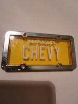 Hot Wheels Mini License Plate Chevy Chevrolet  - £6.91 GBP