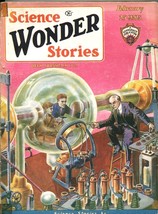 Science Wonder Stories #9-FEB 1930-TERROR COVER-FRANK R PAUL-PULP - $283.72