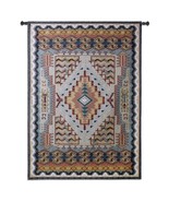 76x53 SOUTHWEST TURQUOISE Geometric Tapestry Wall Hanging - £230.05 GBP