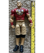 2013 WWE John Cena 7&quot; Action Figure Wrestling Mattel Loose Red Shirt - £11.79 GBP