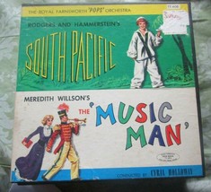 Royal Farnsworth Orchestra South Pacific &amp; the Music Man Reel to Reel Tape + box - £7.58 GBP