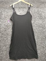 NWT Adore Me Nightgown Women Plus XL Jet Black Sleeveless Cute Sleepwear - £14.48 GBP