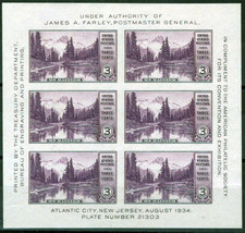 ZAYIX US 750 MNH Mt. Rainier Farley imperf sheet of 6 National Park 031023SM32M - £17.98 GBP