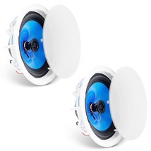 VEVOR 2 PCs 8 Inch in Ceiling Speakers, 50-Watts, Flush Mount Ceiling & in-Wall  - $1,692.41 MXN