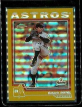 2003 Topps Chrome Gold Refractor Baseball Card #112 Octavio Dotel Houston Astros - $19.54