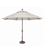 11 ft. Catalina Octagon Push Button Tilt Market Umbrella  Natural - £430.41 GBP