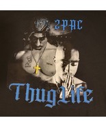 Vintage Yazbek 2Pac Tupac Thug Life Shirt Hip Hop Rap Prayer Dead Stock ... - $33.23