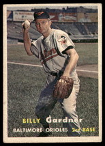 1957 Topps #17 Billy Gardner  VG-EX-B111R2 - £15.77 GBP