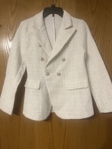 Shein Women Jacket Button Front Pocket Detail Ivory Size S - $14.85