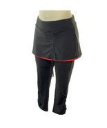 ALEX + ABBY Women&#39;s Black and Coral Exercise Pants Workout Running Gear ... - €21,87 EUR