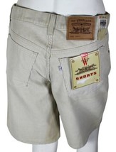 Vtg 90s Levis 944 Relaxed Fit Corduroy Shorts Size 9 Beige Made In Usa Deadstock - £17.52 GBP