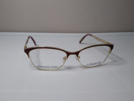 COVERGIRL CG0542 070 Burgundy Metal  Eyeglasses Frame 53-17-140 - £55.95 GBP