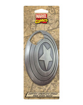 Marvel Comics Captain America Shield Logo Metal Bottle Opener, NEW UNUSED SEALED - £6.01 GBP