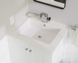 Voltaire Vanity Top Sink, Glossy White, Swiss Madison Well Made Forever,... - $172.98