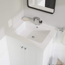 Voltaire Vanity Top Sink, Glossy White, Swiss Madison Well Made Forever, Vt327. - £131.58 GBP