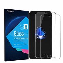 [2 Pack] iPhone 8 Plus iPhone 7 Plus Screen Protector Glass Guard Premiu... - £15.63 GBP