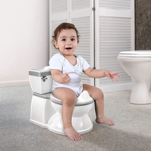 An item in the Baby category: Flushing  Sound Potty Training Toilet for Kids and Toddlers With Splash Guard