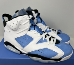 Air Jordan Retro 6 UNC University Blue White Shoes CT8529-410 Men Size 11 - £201.93 GBP