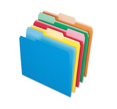 Pendaflex Two-Tone Color File Folders | Letter Size | Assorted Colors | 1/3 Cut  - £69.87 GBP