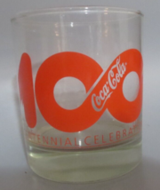 1986 COCA-COLA HIGH BALL DRINKING GLASS Tumbler 100Th Centennial Celebra... - $4.95