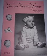 Vintage Pauline Denham Yarns California Originals Baby Designs Vol 102  - £3.92 GBP