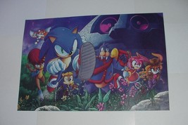 Sonic the Hedgehog Poster #22 Sally Acorn Amy Antoine Bunnie Rotor Movie 2 - £11.78 GBP