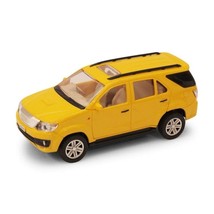 Centy Toys Pull Back Fortune Yellow automobile car vehicle children kids SUV - £11.59 GBP
