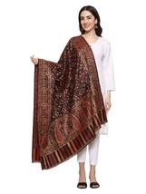 shawls and wraps for women embroidered indian stole Wool Blend - $36.24