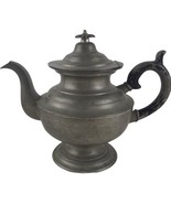 Antique 19th Century Pewter Coffeepot James H. Putnam Malden Massachuset... - $236.25 CAD