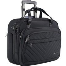 Rolling Laptop Bag Women With Wheels, 15.6 Inch Rolling Briefcase For Wo... - £108.58 GBP