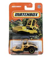 Matchbox Metal MBX Adventure 4/100 ROAD ROLLER Construction Vehicle Yellow - £3.63 GBP
