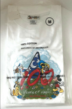 Walt Disney World 100 Years of Magic Embroidered Design T Shirt Size Medium MEW - $54.90
