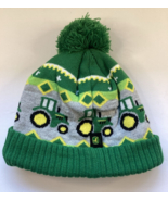 John Deere Toddler Hat Beanie with Tractors One Size Fits All - £10.07 GBP