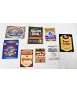 Lot of 8 Antique Whiskey Hefe Weizen Gin Labels Sierra Royal Knight Seve... - $14.36