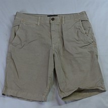 American Eagle 32 x 9&quot; Khaki Next Level Flex Classic Chino Shorts - £19.97 GBP