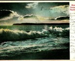 Moonlight Scene On Pacific Coast Waves Mist Spray1906 DB Postcard D13 - $2.92