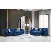 Factory direct sales of the latest design luxury sofa set purple fabric living r - £2,143.50 GBP+