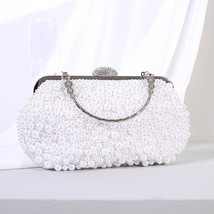  Clutch Bags Women Purse Ladies Hand Bags White Evening Bags for Party Wedding E - £56.95 GBP