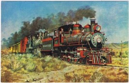 Postcard Virginia &amp; Truckee Train Near Reno Nevada - £2.73 GBP