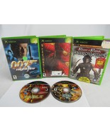 Lot Of 5 original XBOX Games Fable Ghost Recon Prince Spiderman 007 - £25.64 GBP