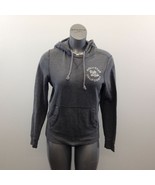 Hollister Hoodie Women&#39;s Size Small Gray Long Sleeve Cotton Blend Pullov... - $7.92